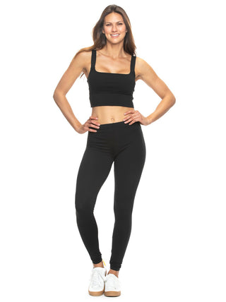 Sueded Athletic Leggings 4-Pack