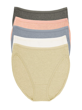 Organic Cotton Stretch Hi Cut 5-Pack