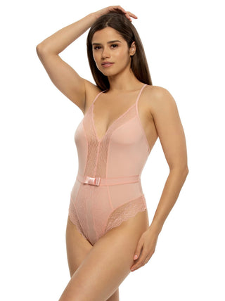 Jezebel by Felina Henny Micro & Lace Bodysuit