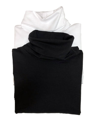 Long Sleeve Cotton Modal Turtleneck 2-Pack