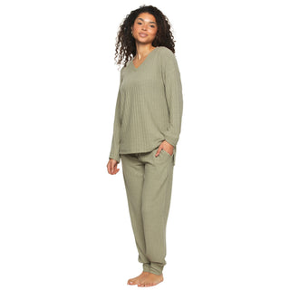 Serena V-Neck & Jogger Pant Set