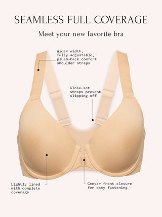 Utopia Front-Close Racerback T-Shirt Bra